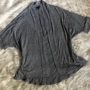 A.N.A. Grey Open Front Cardigan
